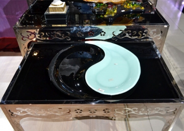 太极盘自助餐炉